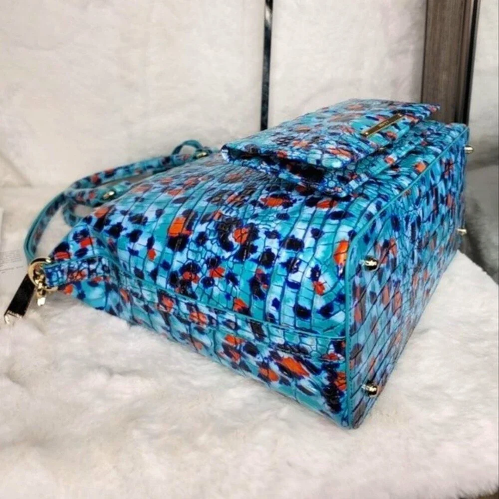 NWT BRAHMIN 2 PCS SET DESIGNER COLLECTABLE SATCHEL / SHOULDER BAG WALLET